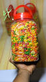 Color Full Macaroni Elbow Macaroni For Pasta (1 Kg ) With Jar (FREE) Fancy Macaroni Big Elbow Pasta Multi Colour Pasta In Premium Quality. 