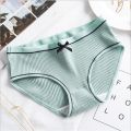 Women's Panties Underwear Breathable Seamless Briefs Cotton Inseam Mid-waist Underwear Women. 