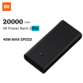 Mi Power Bank 3 Pro 20000mAh 50W Max Output with Type C and Dual USB Ports Black or White. 