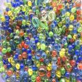 Glass Shooter & Marbles Colorful Patterned Glass Beads Balls for Kids. 