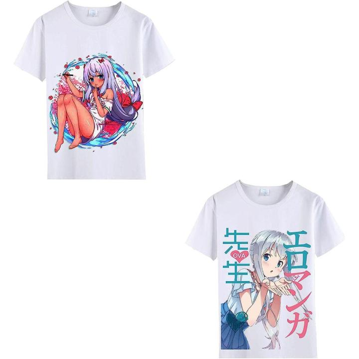 Casual Anime Cosplay 3D Printed T-Shirts Tops Round Neck Short Sleeve for Adult Comic Teacher Comic Lovers