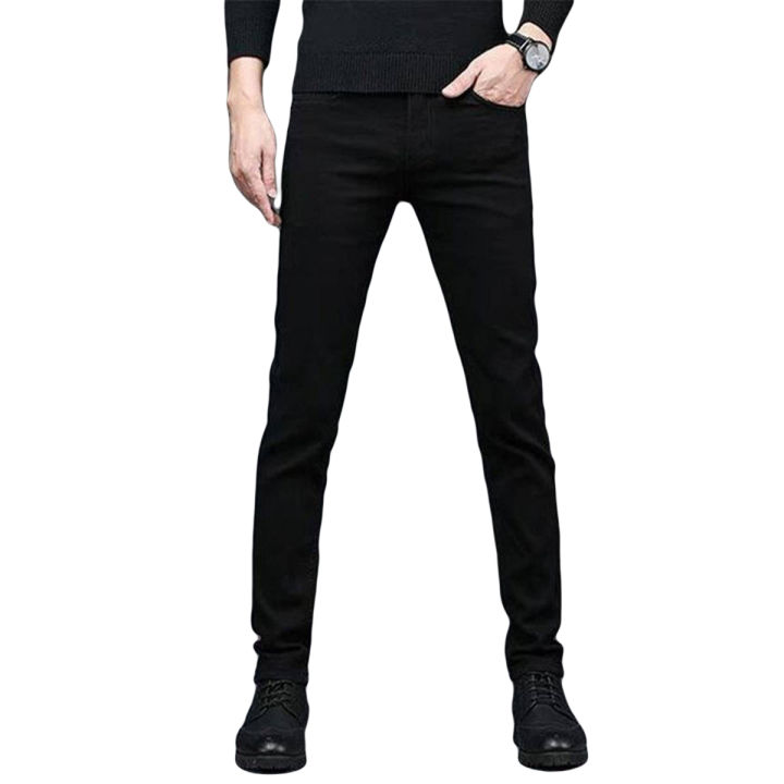 Biker Jeans Boy Jeans New Style 2018 Dashing Jet Black Color
