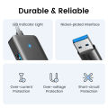 UGREEN USB C Hub 4 Ports USB Type C to USB 3.0 Hub Adapter with Charging Port for MacBook Pro iMac Samsung Galaxy Note 20 S25 S24 LG Google Chromebook Pixelbook Dell XPS Oculus Rift. 