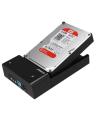 USB 3.0 to SATA External Hard Disk Drive Enclosure - Black. 