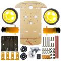 2WD robot smart car chassis board Kits, it can use with other electronics devices system like arduino/raspberry Pi/UNO R3 etc ,to learn of obstacle avoidance tracking, distance testing, speed testing or ir wireless remote control Smart robot car 2WD chass. 