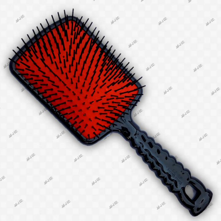 Paddle Hair Brush For Silky Hair Without Tips (Size = 24.5 x 9 x 3 cm)