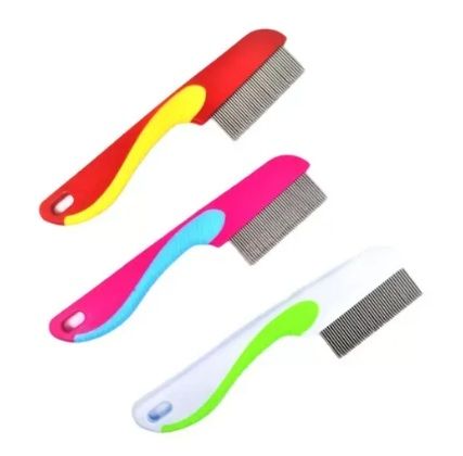 Peine Anti piojos Liendres - Peine Antipiojos Liendres Terminator - Anti Lice Comb Stainless Steel Long And Short Needle For Deworming Eggs Knot Grooming Grate Seahorse Flea Combs