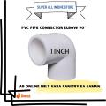 PVC Pipe Conector Elbow 1/2 | Elbow 3/4 | Elbow 1 | Elbow 1x1/4 | Elbow 1x1/2 | PVC Pipe Connector Elbow | 1/2", 3/4", 1", 1x1/4", 1x1/2" | High-Quality Elbow Fittings for Plumbing, Water, Gas, and Fluid Systems. 