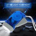LALA 3 LED Dynamo Wind Up Flashlight Torch Light Hand Press Crank NR Camping. 