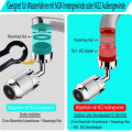 Aerator Tap Extension Kitchen Tap Attachment Aerator Faucet M24/M22,Tap Strainer Double Function,Aerators 360°Rotatable. 