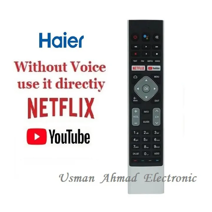 Remote Control for Haier Smart LED TV | Daraz.pk