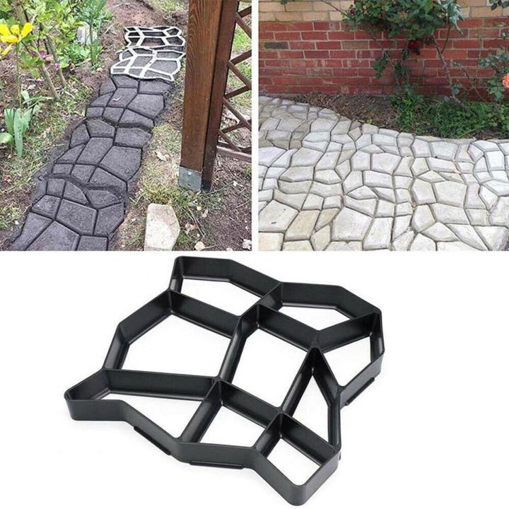 Plastic Pathway Path Maker Mold DIY Molding Patio Walk Maker Paver Walk Mould Concrete Paver Brick Mold Tool professional design