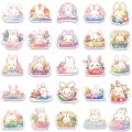 10/50PCS Rainbow Bunny Rabbit Cartoon Cute Stickers Aesthetic Decals for Bike Bottle Suitcase Scrapbooking Children Gift Sticker. 