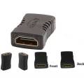 HDMI EXTENDER FEMALE TO FEMALE ADAPTER JOINER CONNECTOR 1080P HDTV. 