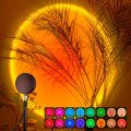 Sunset Lamp Projector Sun Lamp Projection for Aesthetic Room Décor Sunset Light with Remote 16 Colors Changing Sunrise Mood Atmosphere Lamp for Bedroom. 