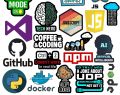Pack of 30 Programming  Stickers for Girls Sticker For Boys Stickers - Engineer student Sticker For Laptop & Mobile Sticker 2 Inch x 2 Inch Each Sticker size Codding stickers. 
