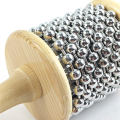 1 PCS Diameter 11.5cm Wooden Hand Kabasa, Hand-Cranked Percussion Instrument with Metal Beads As Shown for Adult Band Music Education. 
