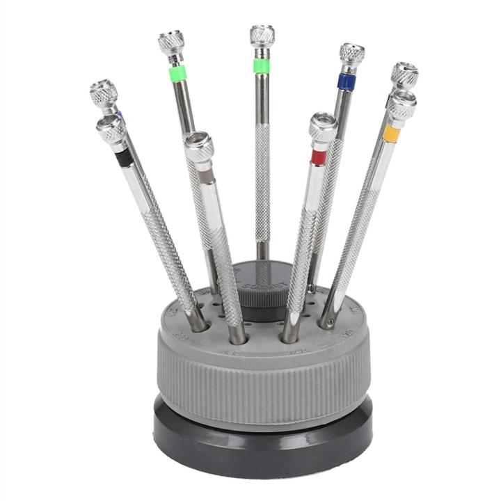 0.5-2.5mm Steel Precision Screwdriver Set Watch Repair Tool Kit 9Pcs for Watch Repairing
