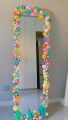 handmade flower  deisgn with clay for mirror The trending home mirror Decoration For Home Decor Living Bed Room And For Gifts Piece Item and wall decore. 