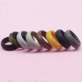 Waterproof  Silicone ring  Hypoallergenic  Flexible  Comfortable  Wedding ring  Stretchable  Durable  Rubber band  for Sports Outdoor activities Travel Medical use. 
