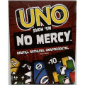 UNO Show 'Em No Mercy Card Game - Extreme Rules, Brutal Penalties (Draw +10, +6) - Fast-Paced Family Fun, Ages 7+. 