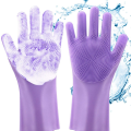 Highy Quality Cleaning Sponge Gloves, Dishwashing Gloves, Silicone Reusable Cleaning Brush Heat Resistant Scrubber. 