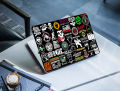 punk-rock-music-bad-religion-the-misfits Laptop Back Skin-Laptop Skin Vinyl Sticker Decal, 13 13.3 14.6 15 15.4 15.6 inch Laptop Skin Sticker Cover For All Laptops. 