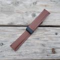 20mm Leather Watch With Magnetic Lock Band Strap For Galaxy Watch 4 Watch 5 6 Active 2 Amazfit BIP Mibto Lite and All Other 20mm Supported Watches. 