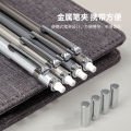 Deli S001/S002 Movable Pencil 0.5/0.7mm Student Writing Metal Pen Body Mechanical Pencil. 