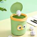 Mini Desktop Trash Can Dustbin Tiny Trash Bin for Living Room Bedroom Office. 