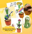 Cute Dancing Cactus Toy With 120+ Songs Recording Features and Chargable For Toddlers - Q10900. 