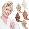 New Stylish Turbie Twist Cotton Super Absorbent Hair Towel Wrap. 