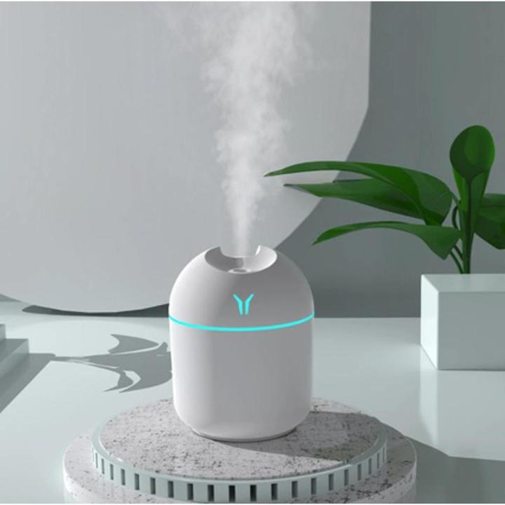 MS - 250ML Mini Humidifier Aroma Essential Oil Diffuser Home Car USB Ultrasonic Fogger with LED Light Diffuser for Night Lamp - 1 Piece