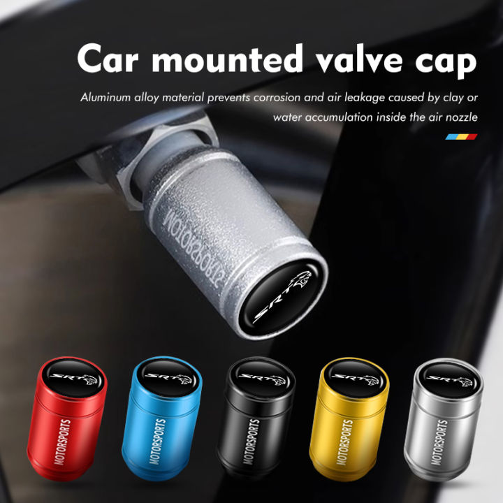 4pcs Car ire Vale Cap yre Stem Coer Air ust ire Wheel im For odge Charger ellcat Challenger Journey n