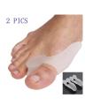 1 Pair Silicone Gel Bunion Protector Toe Straightener Separator Alignment Pain Relief Thumb Corrector. 