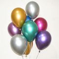 MULTI METALLIC CHROME BALLOONS PACK ( PACK OF 10 MULTI BALLOONS ). 