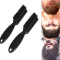 Fade Brush Hair Comb Scissors Cleaning Brush Barber Shop Skin Plastic Handle Hairdressing Soft Cleaning Brush Hair Styling Tools. 