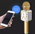 Portable Karaoke Bluetooth Wireless Microphone Speaker Handheld Music Player MIC Singing Recorder KTV Mic. 