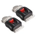 2X Universal Motorcycle Helmets Clip Strap Quick Release Disconnect Buckle. 