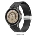 Silicone Watch Strap for Samsung Watch 5 4 44mm 40mm Strap for Samsung Watch 5 Pro 45mm Magnetic Buckle Bands for Samsung Galaxy Watch 4 40mm 44mm / 4 Classic 42mm 46mm Band Magnetic Clasp. 