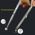 3 Pack Stainless Steel Tweezers Diamond Claw Tweezers Gems Tweezer Diamond Tweezers Jewelers Holder Pick Up Tool. 