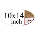 Canvas Oval 25.4 X 35.6 cm. 