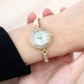 Douyin Online Influencer Watch Female Fashion Thin Bracelet Diamond Temperament Student European and American Style Women Bracelet Quartz Female Student's Watch. 