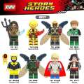 Compatible with Lego Super Hero Spider-Man Series Mysterious Guest Scorpion King Spider Gwin Sea King Puzzle Assembling Building Blocks. 