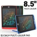 Original Tablet LCD Multicolor Writing and drawing tablet with best writing Effect Electronic Slate E-writer Digital Memo Pad Erasable easily Learning Toys And Gadgets For Educational And Daily Life Routine tablet Purpose for kids -8.5 Inch. 