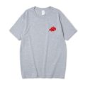 Japan Anime Akatsuki Cloud Symbols Print Men t-shirts Streetwear Short Sleeve Tshirts Men Women Oversized tee shirt homme. 