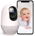 Nooie Baby Monitor WiFi Dog Pet Camera Indoor,360-degree Wireless IP Camera,1080P Home Security Camera,Motion Tracking,Night Vision,Works with Alexa. 