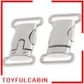 【TOYFULCABIN】 2x Metal Side Release Buckle Clip for Craft Webbing Paracord Bag Strap. 