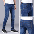 2021-New-Jeans-Men-Classical-Jean-High-Quality-Straight-Leg-Male-Casual-Pants-Plus-Blue Color. 