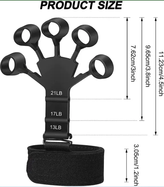 Rubber hand grip strengthener sale